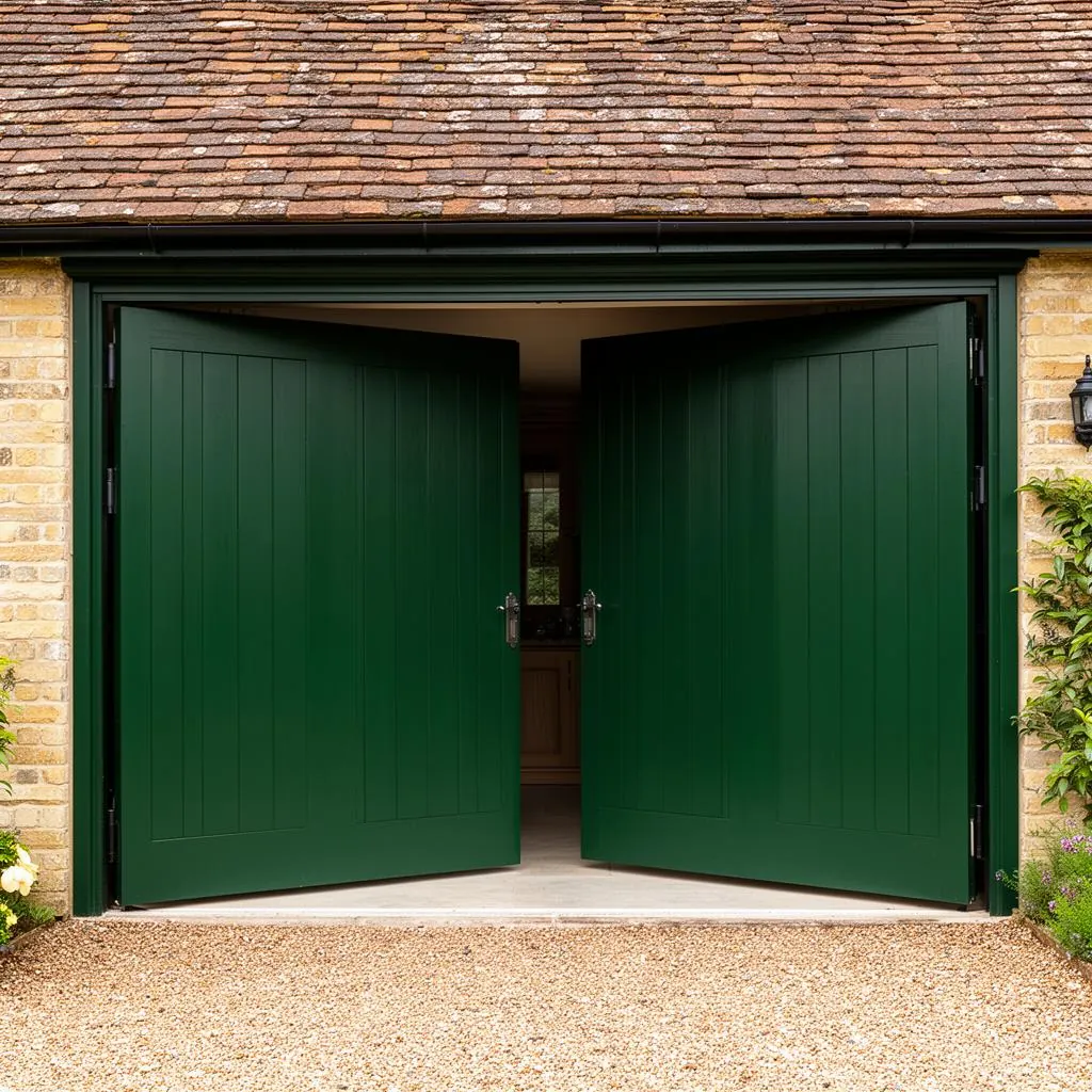 Side-hinged doors
