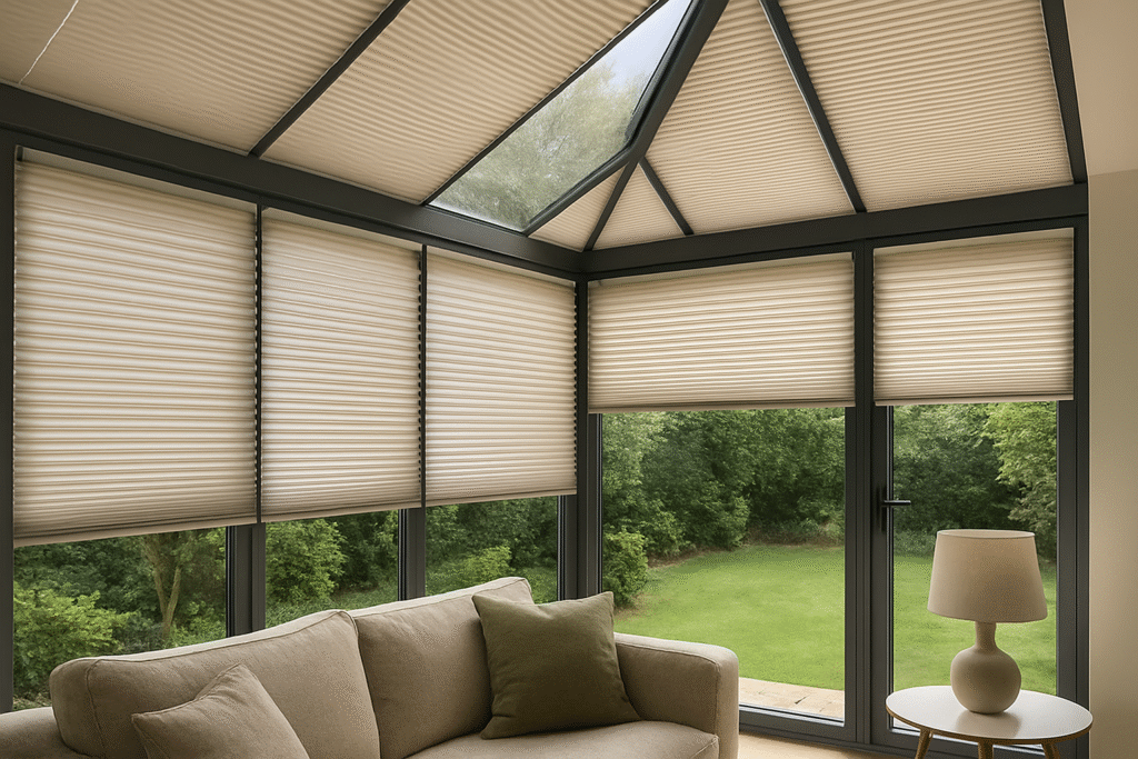 Why Pleated Blinds are Ideal for Glass Extensions