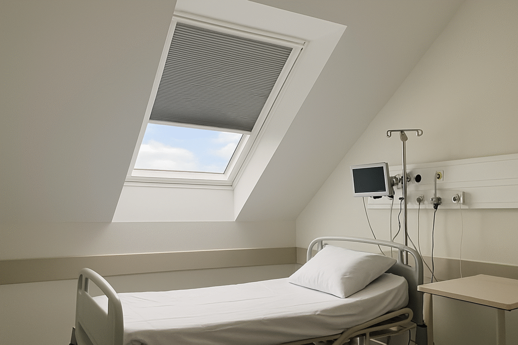 Velux Blinds for Skylights in Hospitals – Patient Comfort