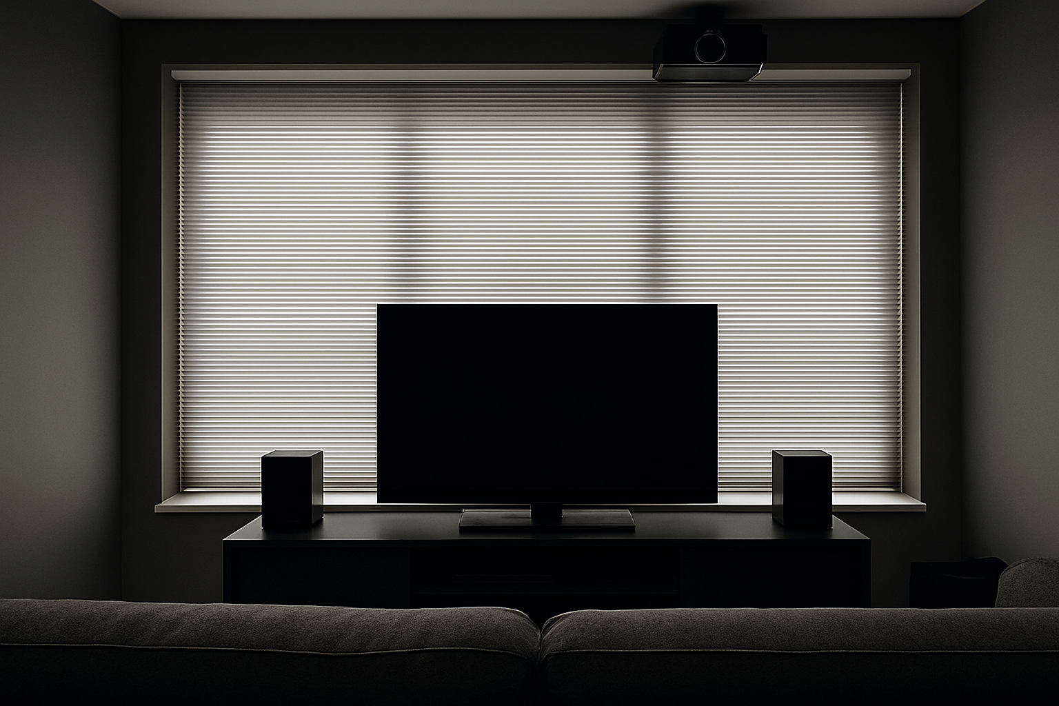 Why Pleated Blinds Are Great for Home Theatres