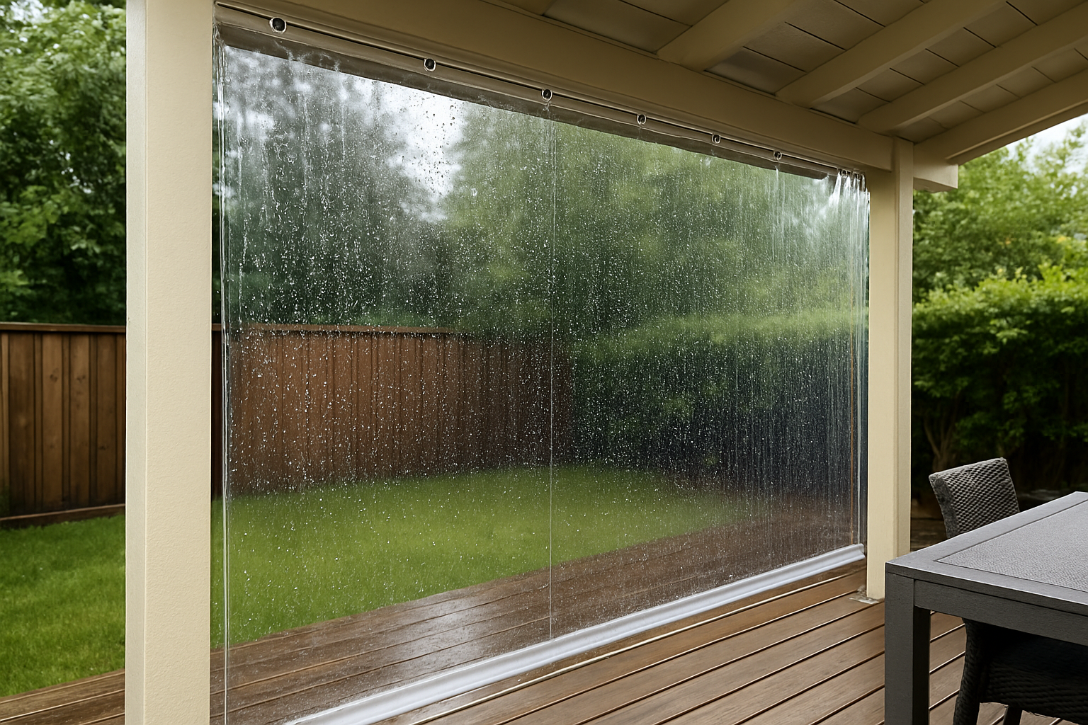 PVC Waterproof Blinds for All Seasons