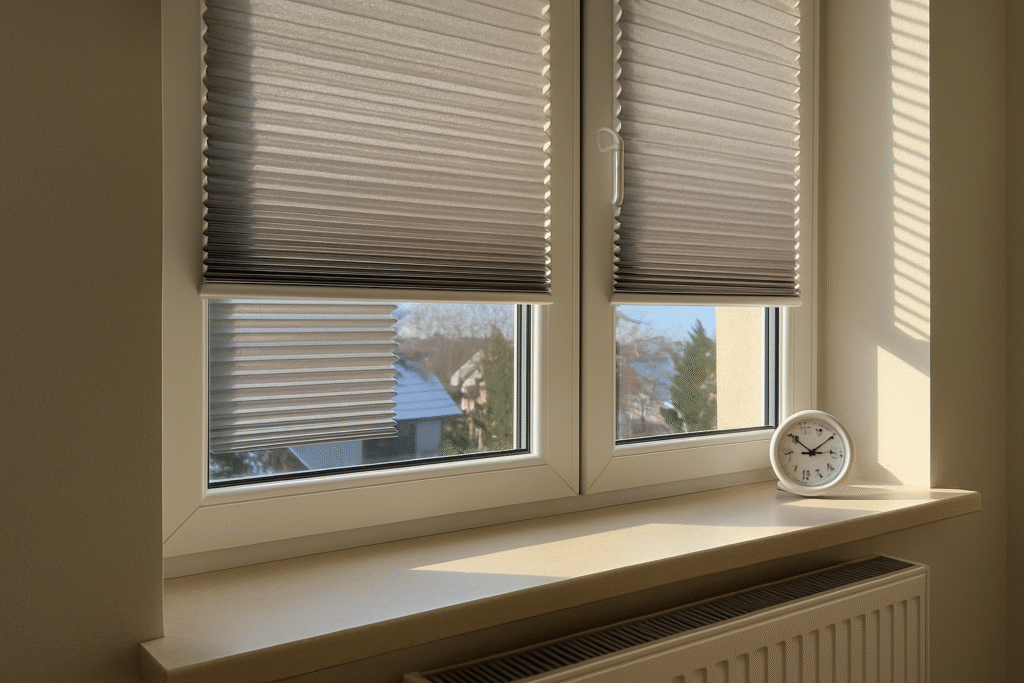 Pleated Blinds for Energy Savings All Year Round