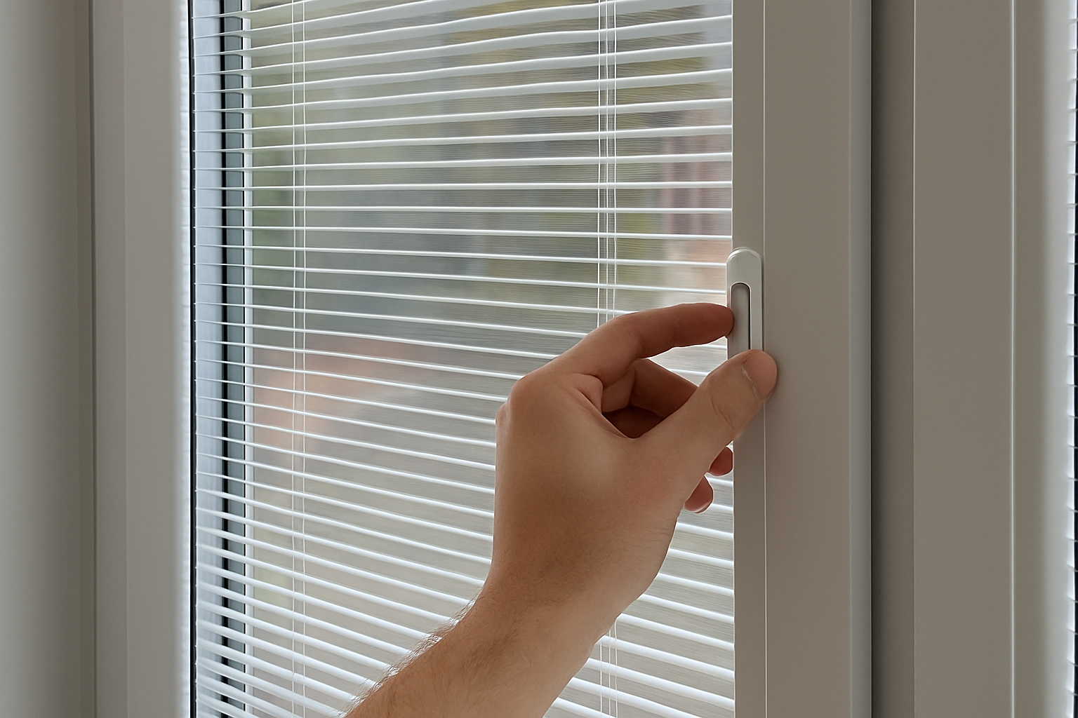 How to Operate Cordless Integral Blinds
