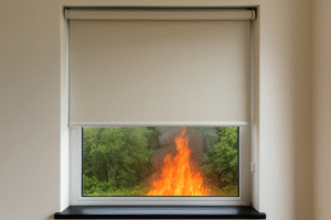 Fire-Resistant Roller Blinds: Safety First
